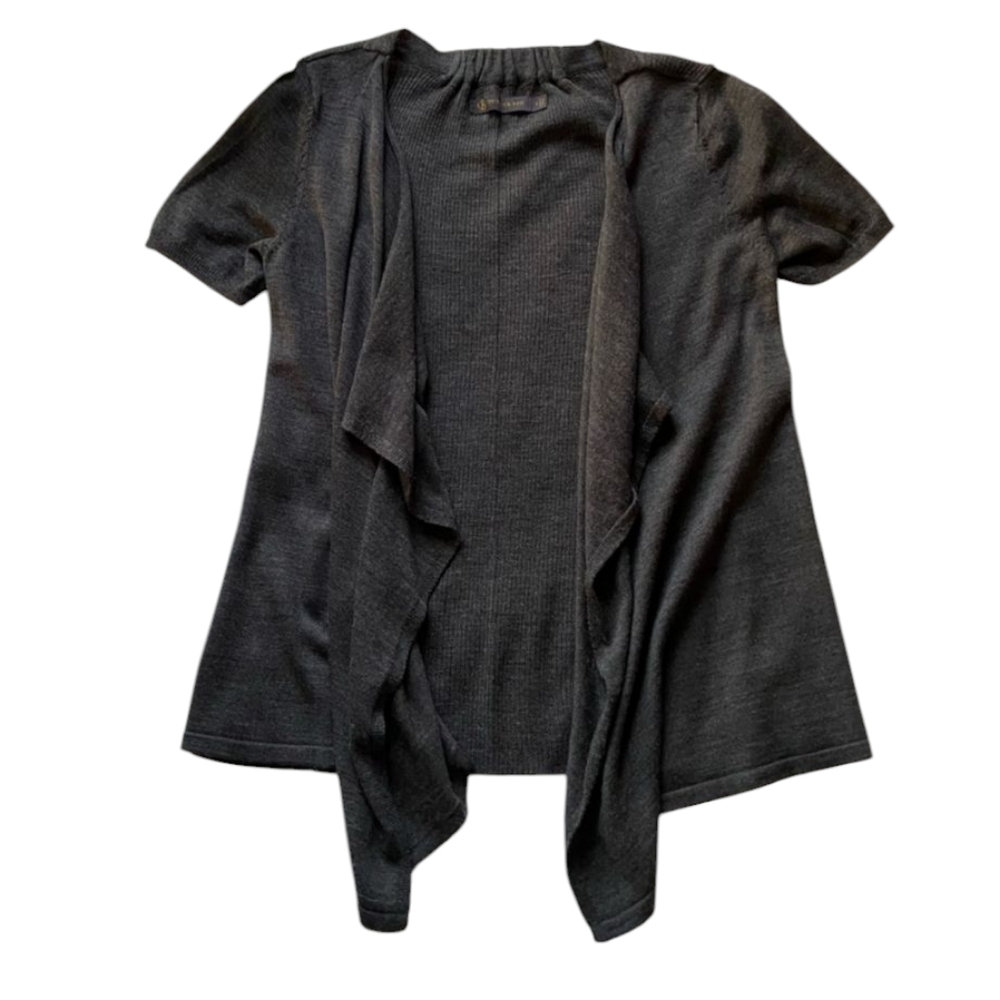 Outback Red Short Sleeve Waterfall Cardigan